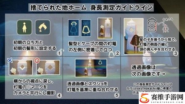 光遇身高对照表原图 光遇身高对照表最新