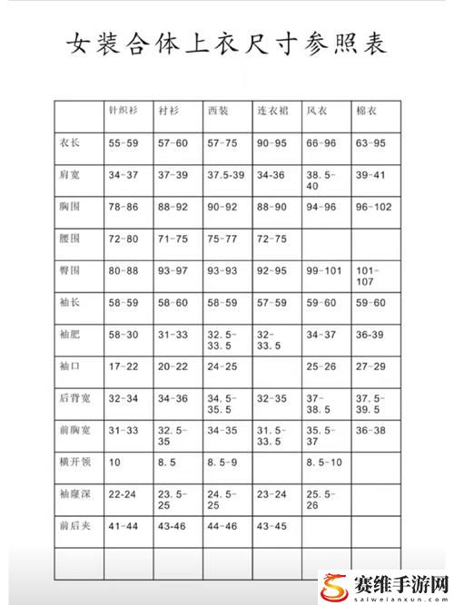  探索“国产尺码和欧洲尺码表2022”：了解服装尺码的差异与选择